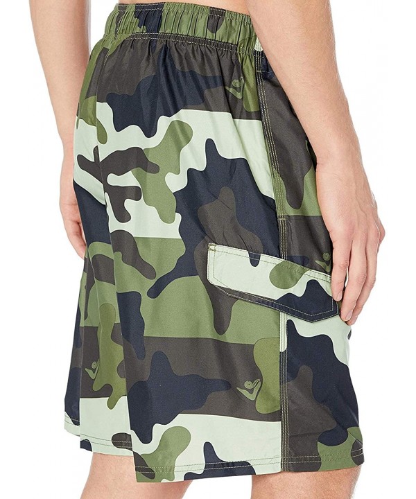 Men's Miles Swim Trunks (Regular & Extended Sizes) - Surf Camo Army - CT18LRQSRCT $20.55-Trunks