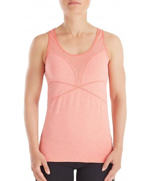 Bodydry Puretech Tank Top - Hot Coral Melange - CY1827GHQ9I $48.12-Racing