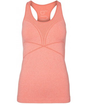 Bodydry Puretech Tank Top - Hot Coral Melange - CY1827GHQ9I $48.12-Racing