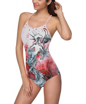 Tropical Sea Ocean Unique One Piece Swimsuit Swimwear Bathing Suit for Women Juniors (XS-3XL) - Multi 7 - C418ECZTSUR $34.86-...