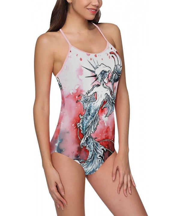 Tropical Sea Ocean Unique One Piece Swimsuit Swimwear Bathing Suit for Women Juniors (XS-3XL) - Multi 7 - C418ECZTSUR $34.86-...