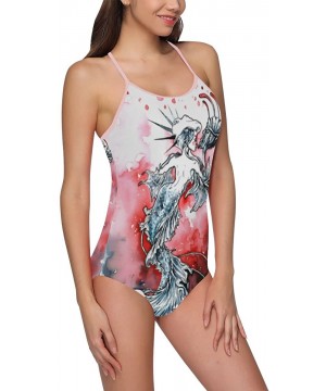 Tropical Sea Ocean Unique One Piece Swimsuit Swimwear Bathing Suit for Women Juniors (XS-3XL) - Multi 7 - C418ECZTSUR $34.86-...