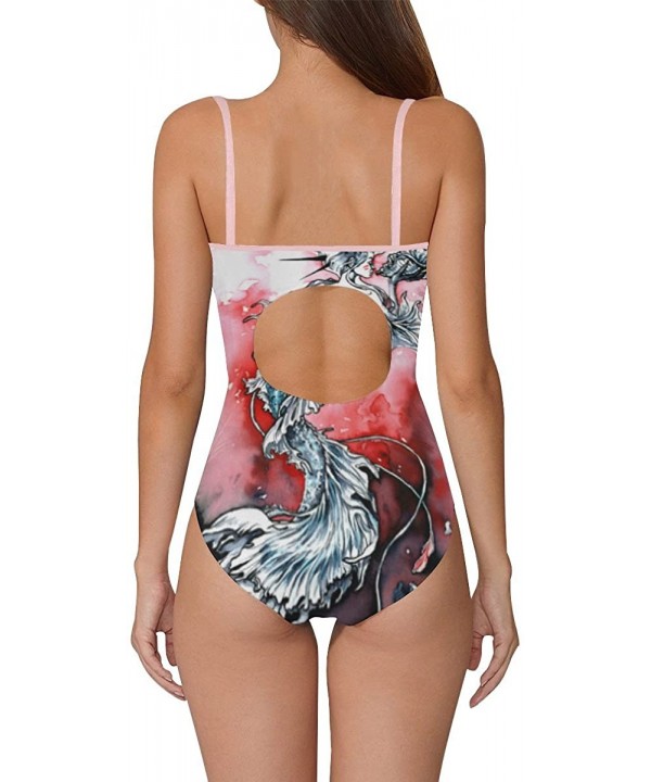 Tropical Sea Ocean Unique One Piece Swimsuit Swimwear Bathing Suit for Women Juniors (XS-3XL) - Multi 7 - C418ECZTSUR $34.86-...