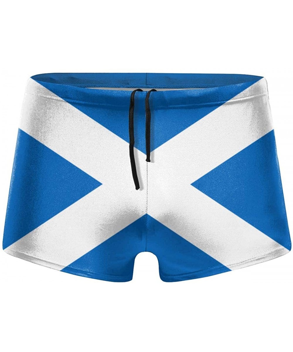 Men's Swimwear Briefs Swim Trunk Flag of Puerto Rico Sexy Soft Triangle Thong Bikini Swimsuit - Scotland Flag 8 - C419CCZMSDC...