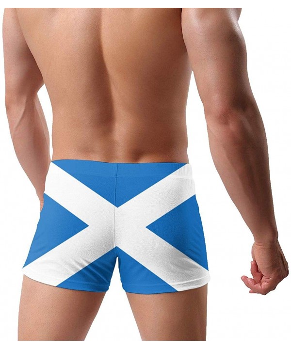 Men's Swimwear Briefs Swim Trunk Flag of Puerto Rico Sexy Soft Triangle Thong Bikini Swimsuit - Scotland Flag 8 - C419CCZMSDC...