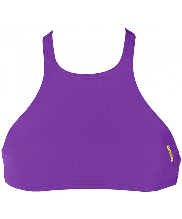 Womens Rule Breaker Think Crop Top MaxLife Bikini Top - Mirtilla - CW18CLG3D68 $26.60-Racing