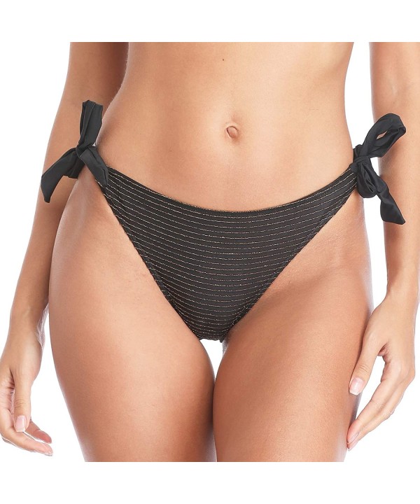 Bikini Swimsuit for Women Sexy Two Piece Side Tie Bathing Buits - Black Bottom - CM19608R5ZX $15.26-Bottoms